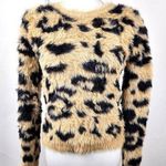 FOR THE REPUBLIC 💖 Faux Fur Cheetah Print Sweater Photo 0