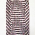 Carlisle  Tweed Boucle Multicolor Pencil Skirt Size 2 Photo 0