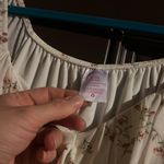 Xhilaration XL  floral ivory short 90s dress Photo 3