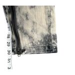 Gracia Fashion Moto Jeans Women M Black Acid Wash Ankle Zip Grunge Streetwear Size 10 Photo 8