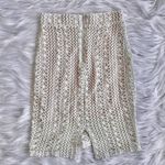 Free People  -white ivory cream crochet knit skirt Photo 3