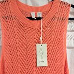 Joie  NWT Peach Crochet Knit Coverup Maxi Dress Photo 2