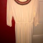 Gianni Bini  GB Juniors Boho Farmhouse Cream Dress Photo 9