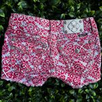 Miss Me  Cargo Poppy Red Jean Shorts Photo 1