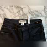 Madewell NWT Petite Kick Out Crop Jeans Black Rinse Wash Sz 23P š¤ broken zipper Photo 8
