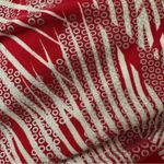 Peter Nygard  Red and White Graphic Blouse Photo 4