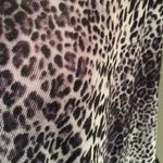 Anthropologie Cheetah Print Poncho with Bat Wings and Fringe Photo 3