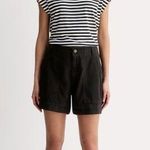Everlane  Womens Utility Shorts 6 NWT $88 Organic Cotton High Waist Slouchy Photo 0