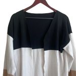 SheIn Women’s Sweater Open Cardigan Color Block Long Sleeve Long Length SZ 8/10 Photo 8