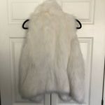 Calvin Klein Holiday White Faux Fur Vest Size M Photo 7