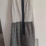 Kensie  Oatmeal Grey Lace Crochet fit & flare dress Photo 3