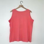 American Vintage Vintage USA made Tank Top Sz XL Easy Casual Coral Aztec Arizona 100% Cotton West Photo 2