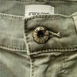 Sneak Peek Distressed Ripped Sexy Boyfriend Olive Green Women Shorts Photo 3