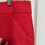 J. Crew Factory Red/Coral Pencil Skirt Knee Photo 3