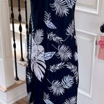 Black White Comfy Knit Midi Dress New Photo 4