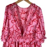 Ivy City Co Women’s Half Sleeve Maxi Dress Pink With Red Bows Ruffles Princess Size 1X Photo 11