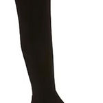 Worthington NWT Women’s Philomena Stacked Heel over the knee Boots Black 10.5 M Photo 0