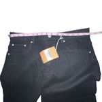 Reformation Jeans Black 90s Retro Straight Leg Ankle Snaps Women Size 31 Denim Photo 4