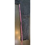 We The Free  People Distressed Black Jeans 30 Button Fly Denim Actual 34x29.5‎ Photo 16