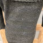 BCX  Gray Sparkly Cowl Neck Sweater Size S Photo 2