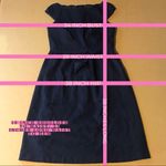 David Meister BLUE WAFFLE KNIT SHEATH DRESS WITH FAUX TIE WAIST (8) Photo 12