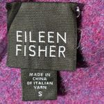 Eileen Fisher  Cardigan Knit Sweater Blazer Wool Cashmere Purple Womens Sz Small Photo 4