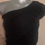 Bebe Vintage  Top Y2K Off-The-Shoulder black sz M Photo 1