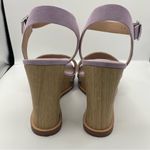 Linea Paolo Ellis suede ankle strap lilac wedge sandals women’s Size 8M Purple Photo 6