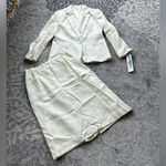 Vintage Kay Warner Blazer & Skirt Set Cream 14 Photo 0