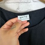 Habitat  Black Round Scoopneck Sleeveless Tank Shell Photo 2