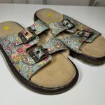 Dr. Martens RARE SALES SAMPLE  Y2K Adalia Blue Meadow Sandals Womens Sz UK 4 US 6 Photo 0