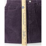 Levi's Size 29 Women’s Purple Corduroy Mini Icon Skirt Button-Fly Mid-Rise. New Photo 7