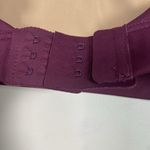 Buffbunny Lit Laser Cut Sports Bra Burgundy Athletic Yoga Sporty Athleisure Sz S Photo 7