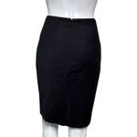 Ann Taylor Skirt Womens 0 Petite Black Wool Pencil Straight Office Career Preppy Photo 4