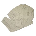 Madewell NWT Garment Dyed Zip Pocket Coverall in Antique Cream Jumpsuit 3X Photo 1