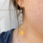 Boutique Gold Star Earrings Photo 0