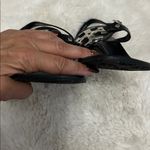 Tory Burch  Holly 2 Slingback Heeled Sandals Black Silver Photo 8