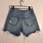 Madewell Relaxed Mid-Length Denim Shorts High-Waist Distressed Hem Women’s 26 Photo 4