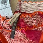 VIX Sofia Vix Ruche Bikini Bottom Pink Size M Photo 1