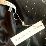 Trina Turk New  Black Kaizen Rhinestone Embellished Popover Black Jumpsuit Size 2 Photo 10