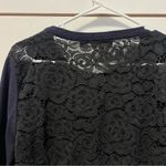 Karl Lagerfeld  Navy Blue Sweater Photo 3