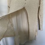 Altar'd State Cream Crochet Tunic Sweater/Mini Dress, size
M/L Photo 5
