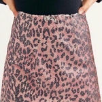 Free People Pink Cheetah Sequin Mini Skirt - NWT! Photo 0