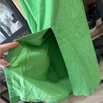 Petal and Pup SNDYS linen midi dress kelly green strapless serena lined maxi formal revolve Photo 3