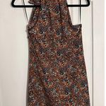 ZARA  Tie Neck Floral Mini Dress Photo 2