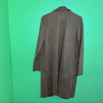 ZARA NWT Brown Suede-like Duster Length Cardigan Jacket Size Small Photo 3