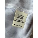 NWT Stitch Fix Langlock Cold Shoulder Blouse Large Skies are Blue shirt Lace Hem Photo 5