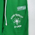 CHNGE Self Care Allow Yourself To Grow Green Sweatpants Joggers Size Small Photo 2