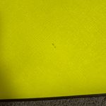 Michael Kors Neon Yellow Selma Saffiano Leather Mini Messenger Bag Crossbody Photo 3