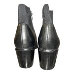 NICOLE Black Leather Button High Heels Ankle BOOTS Womens Shoes Sz 7.5 Photo 8